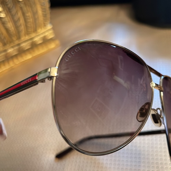 Authentic Gucci Gold Rim Gladiator Sunglasses - Picture 10 of 16